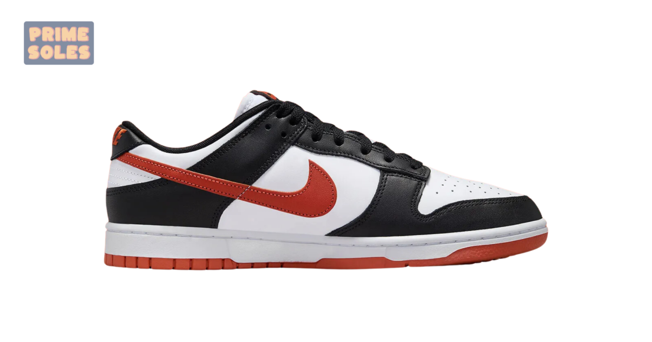 Black And White Nike Dunk Low “Dragon Red”